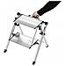 Scaletta a 2 Gradini Mini Comfort 45 cm Alluminio 4310-100 - Foto miniatura 3