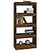 Libreria / divisorio Rovere Fumo 60x30x135 Cm Legno Multistrato - Foto miniatura 3