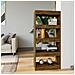 Libreria / divisorio Rovere Fumo 60x30x135 Cm Legno Multistrato - Foto miniatura 1