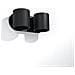 Applique Da Parete In Alluminio Orbis 2 Nero 100x120x260 Mm Alluminio - Foto miniatura 9