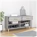 Scarpiera Grigio Sonoma 102x35x55 Cm In Legno Multistrato - Foto miniatura 3