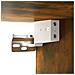 Mobile Pensile Rovere Fumo 100x36,5x35 Cm Legno Multistrato - Foto miniatura 10