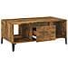 Tavolino Da Salotto Rovere Fumo 90x50x36,5 Cm Legno Multistrato - Foto miniatura 5