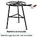 Supporto per Bruciatore Legl3 a Gas con 3 Piedi Robusti Bruciatori per Paella da 35-70 cm Colore Nero - Foto miniatura 3