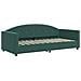 Divano Letto Estraibile Materassi Verde Scuro 90x200 Velluto - Foto miniatura 4