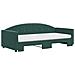 Divano Letto Estraibile Materassi Verde Scuro 90x200 Velluto - Foto miniatura 8