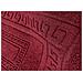 Tappeto Bagno Doccia Spugna Tinta Unita Torino Tappetino Super Assorbente In Cotone Pelo Corto Con Greca 60x180 Bordeaux - Foto miniatura 4