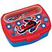 Sandwich Box Rossa Per Bambini In Plastica Spiderman Uomo Ragno Con Cucchiaio E Forchetta - Foto miniatura 1