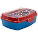 Sandwich Box Rossa Per Bambini In Plastica Spiderman Uomo Ragno Con Cucchiaio E Forchetta - Foto miniatura 2