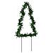 Decorazioni Luminose Natalizie Picchetti 3pz Albero 50led 30cm - Foto miniatura 7