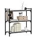 Libreria A 3 Ripiani Grigio Sonoma 80x30x86cm Legno Multistrato - Foto miniatura 3