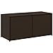 Contenitore Da Giardino Marrone 283l In Polyrattan - Foto miniatura 1
