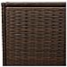 Contenitore Da Giardino Marrone 283l In Polyrattan - Foto miniatura 3