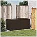 Contenitore Da Giardino Marrone 283l In Polyrattan - Foto miniatura 5