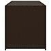 Contenitore Da Giardino Marrone 283l In Polyrattan - Foto miniatura 7