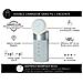 Doppio Caricatore Wireless 20w Compatibile Magsafe Speaker Bluetooth, Argento - Foto miniatura 3