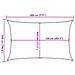 Vela Parasole 160 G /m Rettangolare Grigio Chiaro 5x8 M In Hdpe - Foto miniatura 8