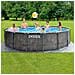 Piscina Rotonda Con Struttura Ø457xh122 Cm Prisma Frame Gw 26742 - Foto miniatura 5