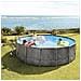 Piscina Rotonda Con Struttura Ø457xh122 Cm Prisma Frame Gw 26742 - Foto miniatura 6