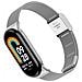 Cinturino In Metallo Per Xiaomi Mi Band 8/9 Silver - Foto miniatura 2