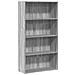 Libreria Grigio Sonoma 80x30x152 Cm In Legno Multistrato - Foto miniatura 2
