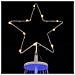Albero Natale Luminoso 224 cm con 324 LED RGB App Smart Control Luci per Esterno - Foto miniatura 2