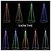 Albero Natale Luminoso 224 cm con 324 LED RGB App Smart Control Luci per Esterno - Foto miniatura 5