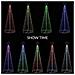 Albero Natale Luminoso 224 cm con 324 LED RGB App Smart Control Luci per Esterno - Foto miniatura 3