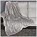 Coperta Plaid Kanguru Fluffi in Tessuto Pile Grigio 130x170cm Singolo Divano - Foto miniatura 1