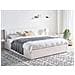 Letto Contenitore Bouclé Montlaur 180 X 200 Cm Bianco - Foto miniatura 1