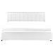 Letto Contenitore Bouclé Montlaur 180 X 200 Cm Bianco - Foto miniatura 6