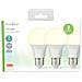 Confezione Da 3 Lampadine Led 11 W E27 A60 1055 Lm Smerigliate Stile Retrò, Bianco - Foto miniatura 2