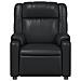 Poltrona Reclinabile Nera in Similpelle - Foto miniatura 6
