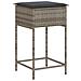 Set Bar da Giardino 5 pz con Cuscini in Polyrattan Grigio - Foto miniatura 4