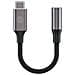 Adattatore Audio Usb-c Maschio A Jack 3,5 Mm Femmina, Nero - Foto miniatura 2