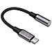 Adattatore Audio Usb-c Maschio A Jack 3,5 Mm Femmina, Nero - Foto miniatura 1