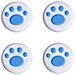 Set Di 4 Protezioni Joystick Paradise Switch 2 - Copri-levette In Silicone A Forma Di Zampa Di Gatto White+blue - Foto miniatura 1