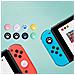 Set Di 4 Protezioni Joystick Paradise Switch 2 - Copri-levette In Silicone A Forma Di Zampa Di Gatto White+blue - Foto miniatura 3