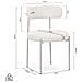 Set Di 2 Sgabelli Da Bar Moderni Iris In Velluto A Coste Color Kaki, 65 Cm - Foto miniatura 8