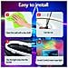 Striscia Neon Flessibile Rgbic Da 10m, Wifi Tuya Compatibile, Controllo Vocale, Ip67 Impermeabile - Foto miniatura 2