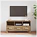 Mobile TV Rovere Artigianale 102 x 36 x 50 cm Legno multistrato - Foto miniatura 2