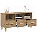 Mobile TV Rovere Artigianale 102 x 36 x 50 cm Legno multistrato - Foto miniatura 4