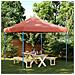 Tenda Party Terracotta 292 x 292 x 315 cm Tessuto Oxford - Foto miniatura 2