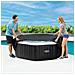 Copridoccia per Spa Grigio Scuro 180 x 180 cm PVC e PU - Foto miniatura 2