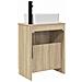 Mobile da bagno con lavabo Rovere Sonoma 54 x 35 x 83 cm - Foto miniatura 2
