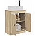 Mobile da bagno con lavabo Rovere Sonoma 54 x 35 x 83 cm - Foto miniatura 3