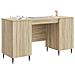 Scrivania Rovere Sonoma 142,5 x 50 x 75 cm Legno ingegnerizzato - Foto miniatura 2