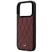 Custodia Rossa In Pelle Mercedes-benz Con Linee Incrociate Magsafe Per Iphone 17 Pro Max - Foto miniatura 4