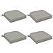 Cuscini per Sedia in 4 Pezzi SOEST 4 pcs 100% Poliestere Grigio - Foto miniatura 1