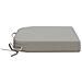 Cuscini per Sedia in 4 Pezzi SOEST 4 pcs 100% Poliestere Grigio - Foto miniatura 3